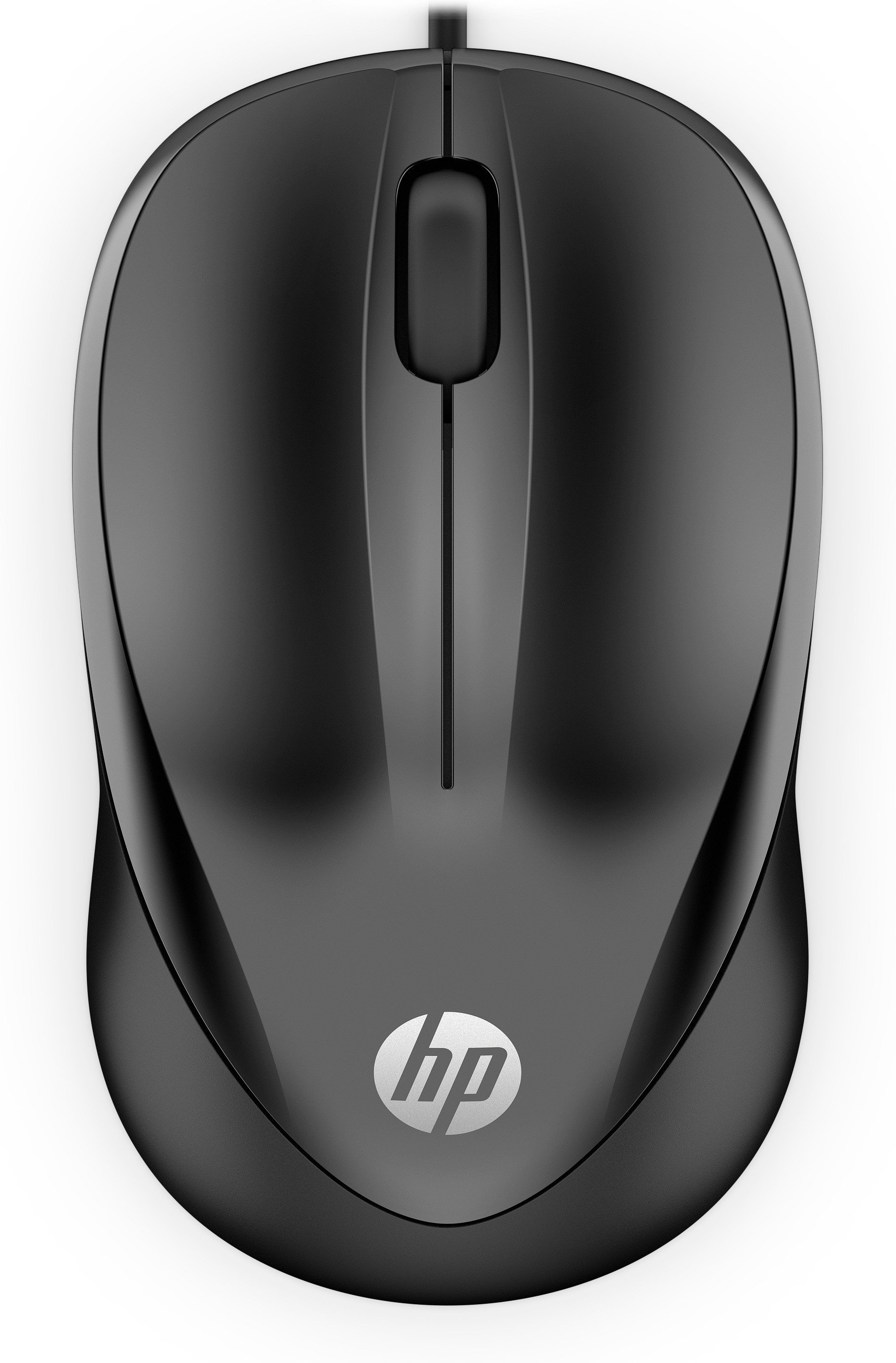 HP Wired Mouse 1000 Muis Zwart