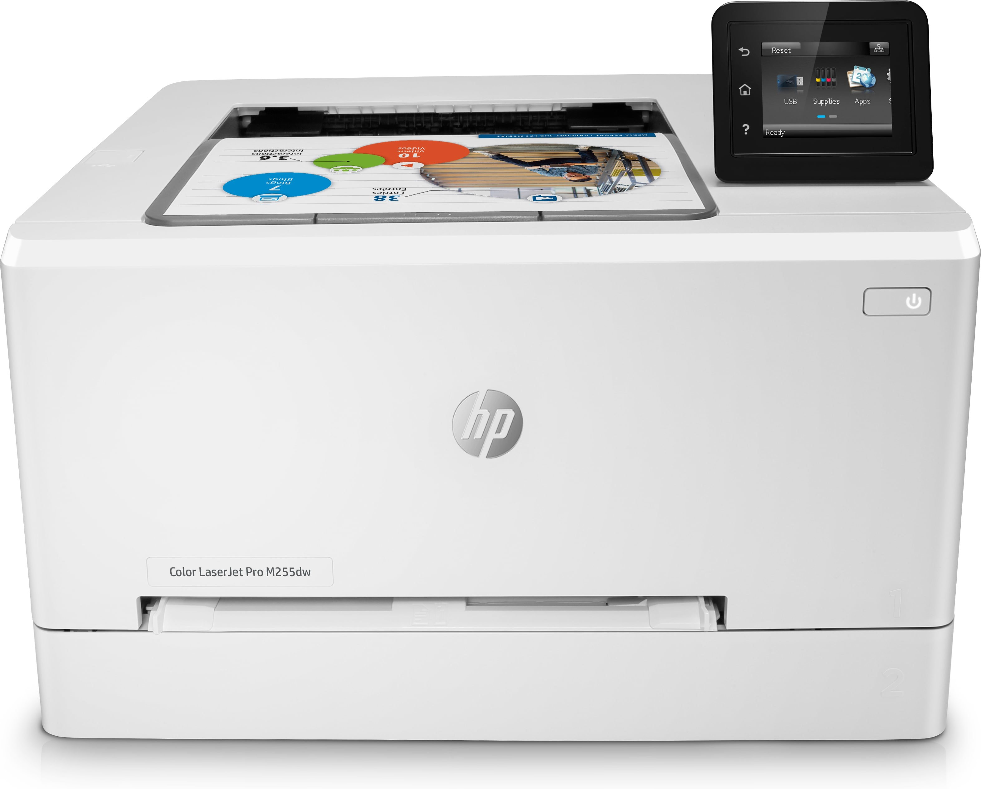 HP LJ Pro Color MFP M255dw Laser printer Wit