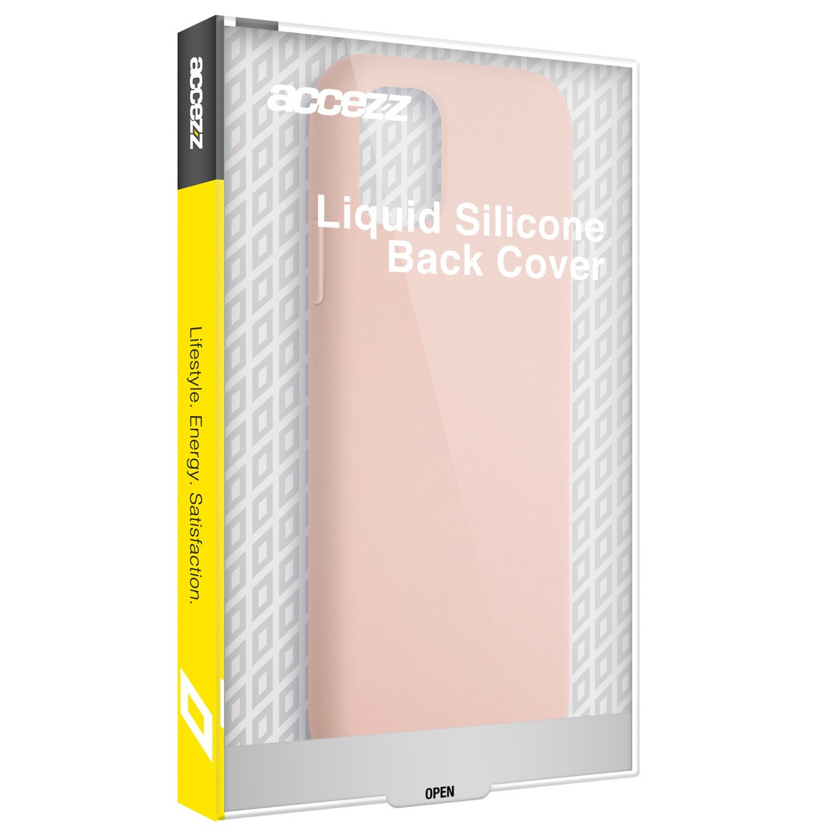 Accezz Liquid Silicone Backcover Samsung Galaxy S23 Plus Telefoonhoesje Roze