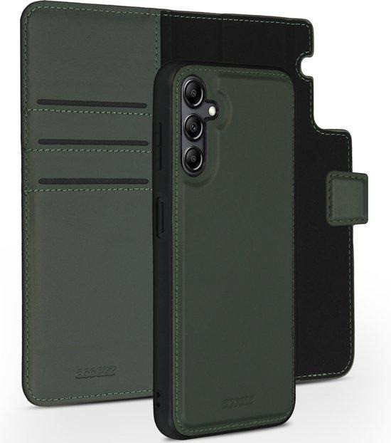 Accezz Premium Leather 2 in 1 Wallet Bookcase Samsung Galaxy A34 (4G) Telefoonhoesje Groen