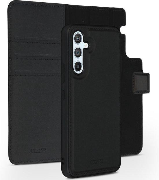 Accezz Premium Leather 2 in 1 Wallet Bookcase Samsung Galaxy A54 (5G) Telefoonhoesje Zwart