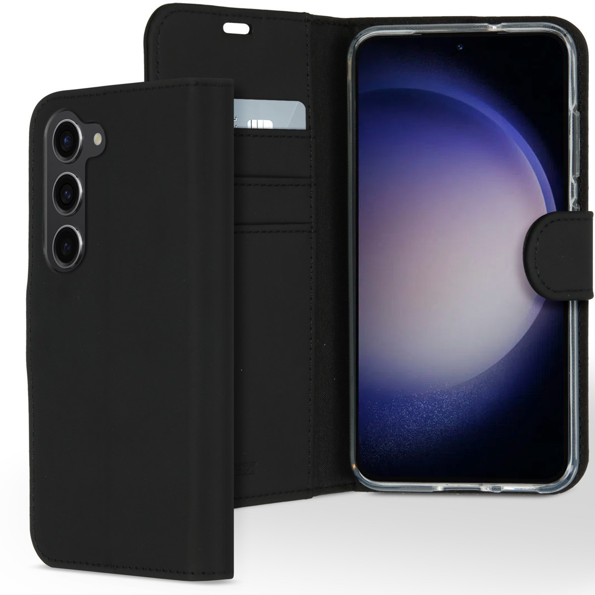 Accezz Wallet Softcase Bookcase Samsung Galaxy S23 Telefoonhoesje Zwart