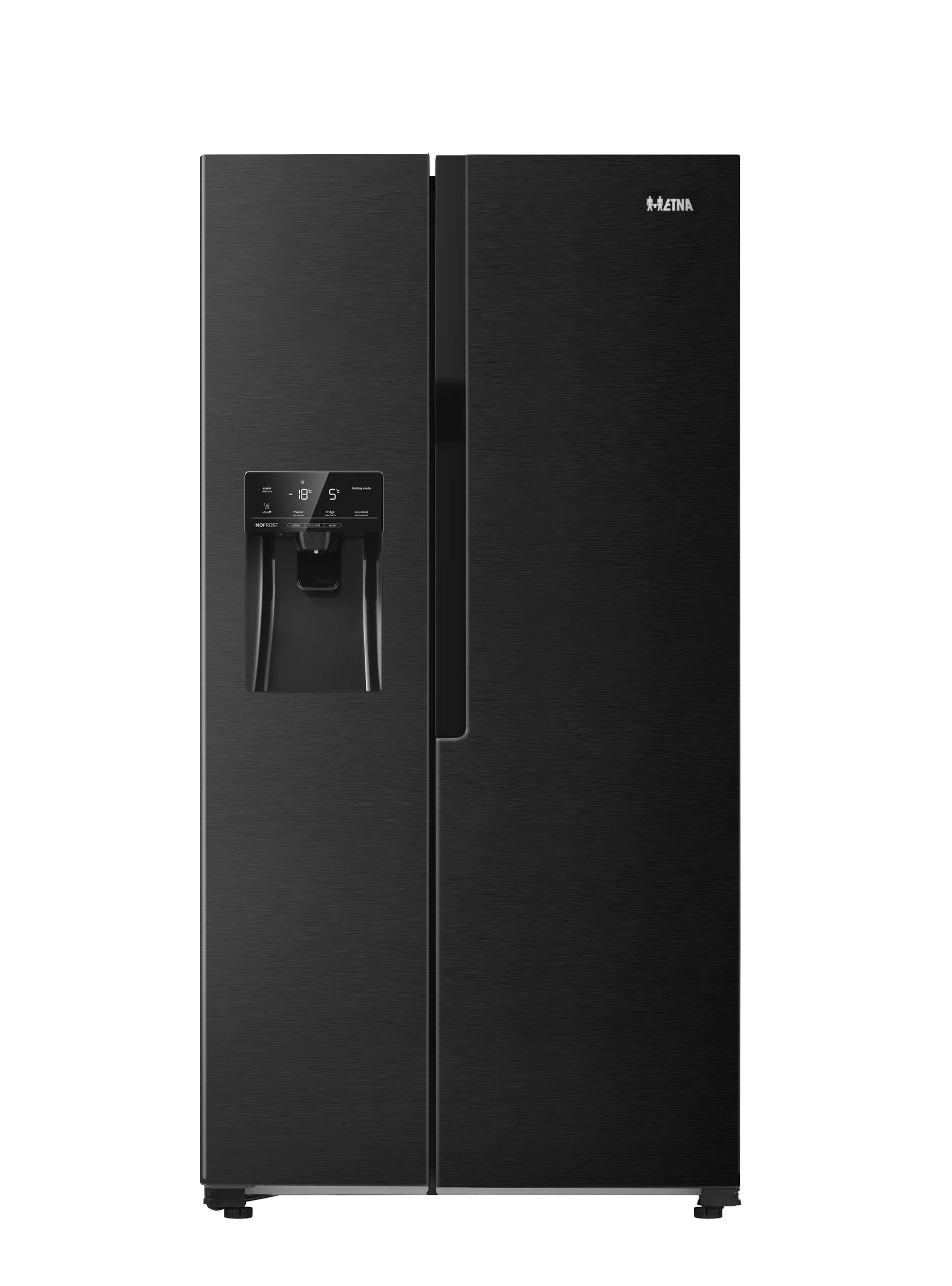 Etna AKV578IZWA Amerikaanse koelkast Zwart