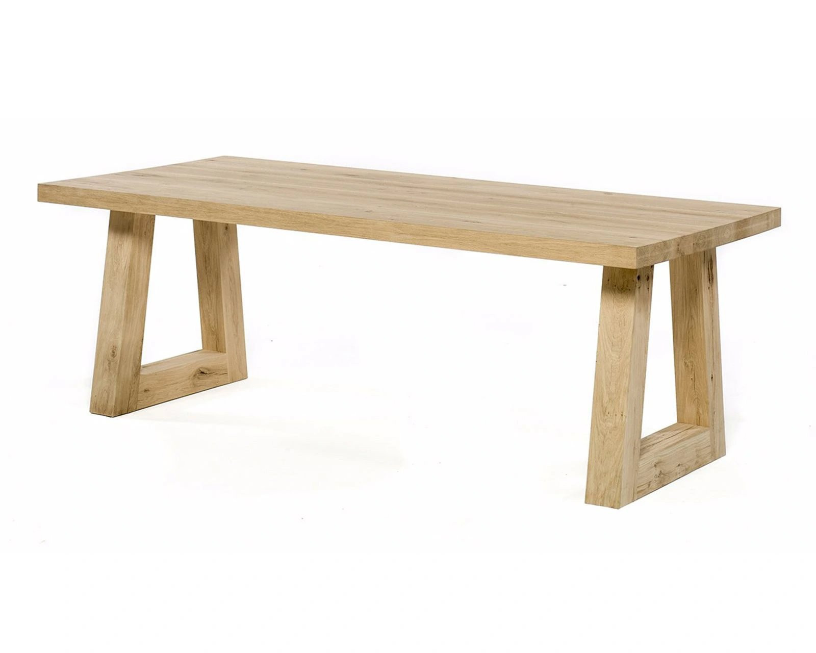 Eiken Eettafel houten eetafel Orléans Trapeze oak - Rechthoek