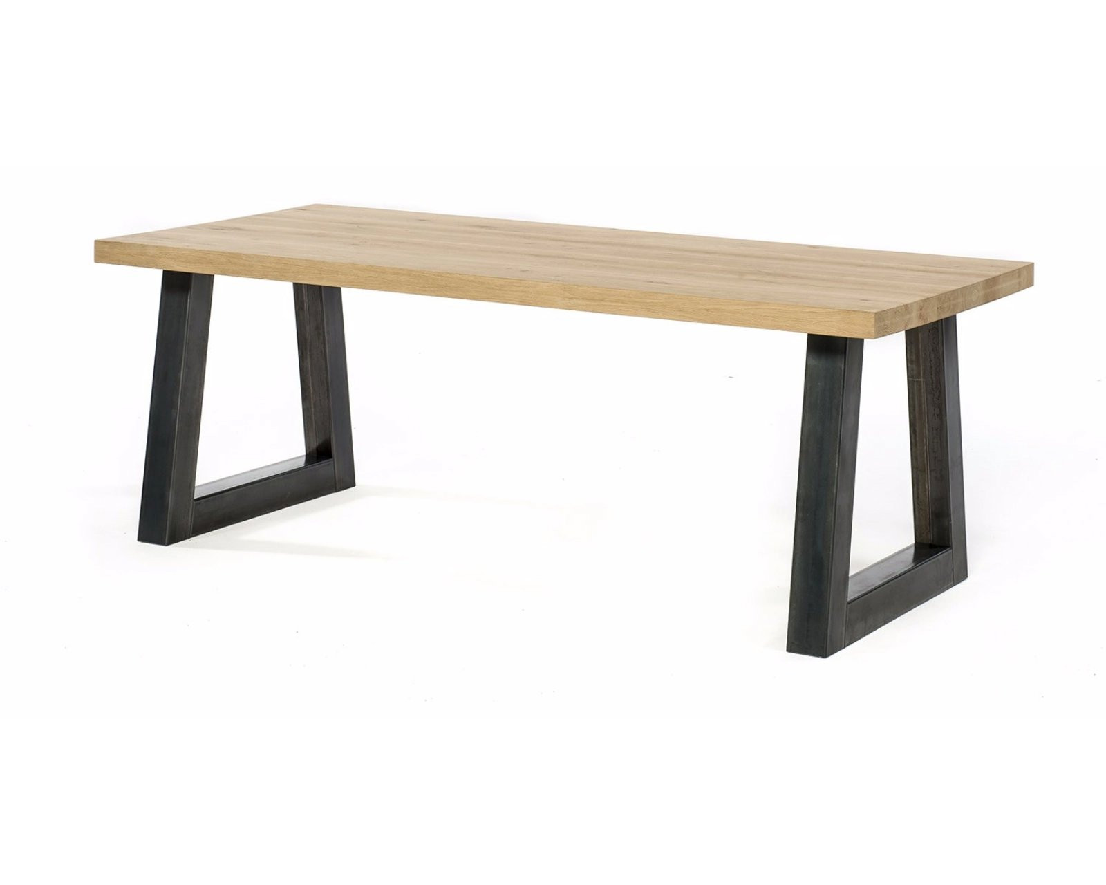 Eiken Eettafel houten eettafel Orléans Trapeze 10x10 - Rechthoek