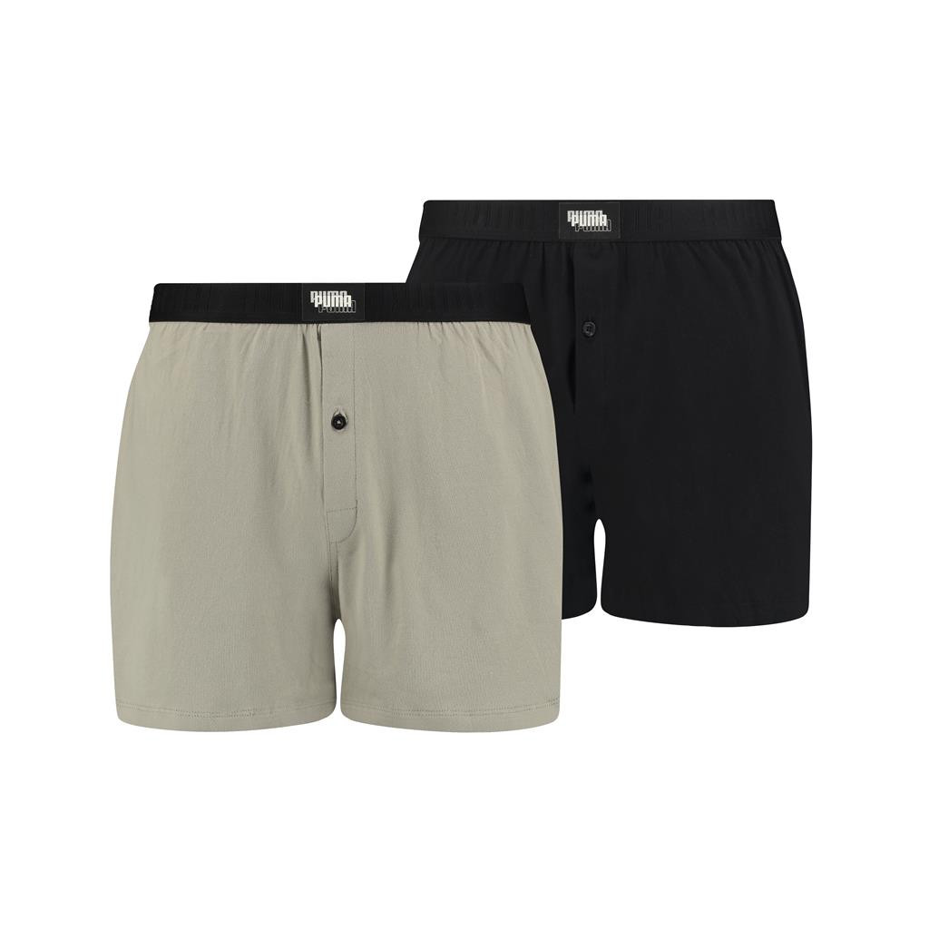 Puma Boxershorts Men Loose Fit Jersey Sand Combo 2-Pack-S