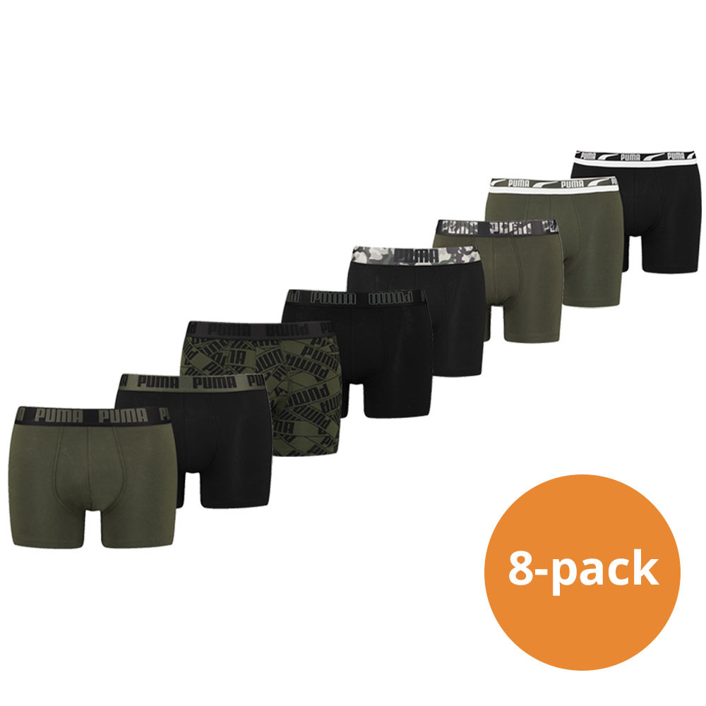 Puma Boxershorts 8-pack Forest Night-S