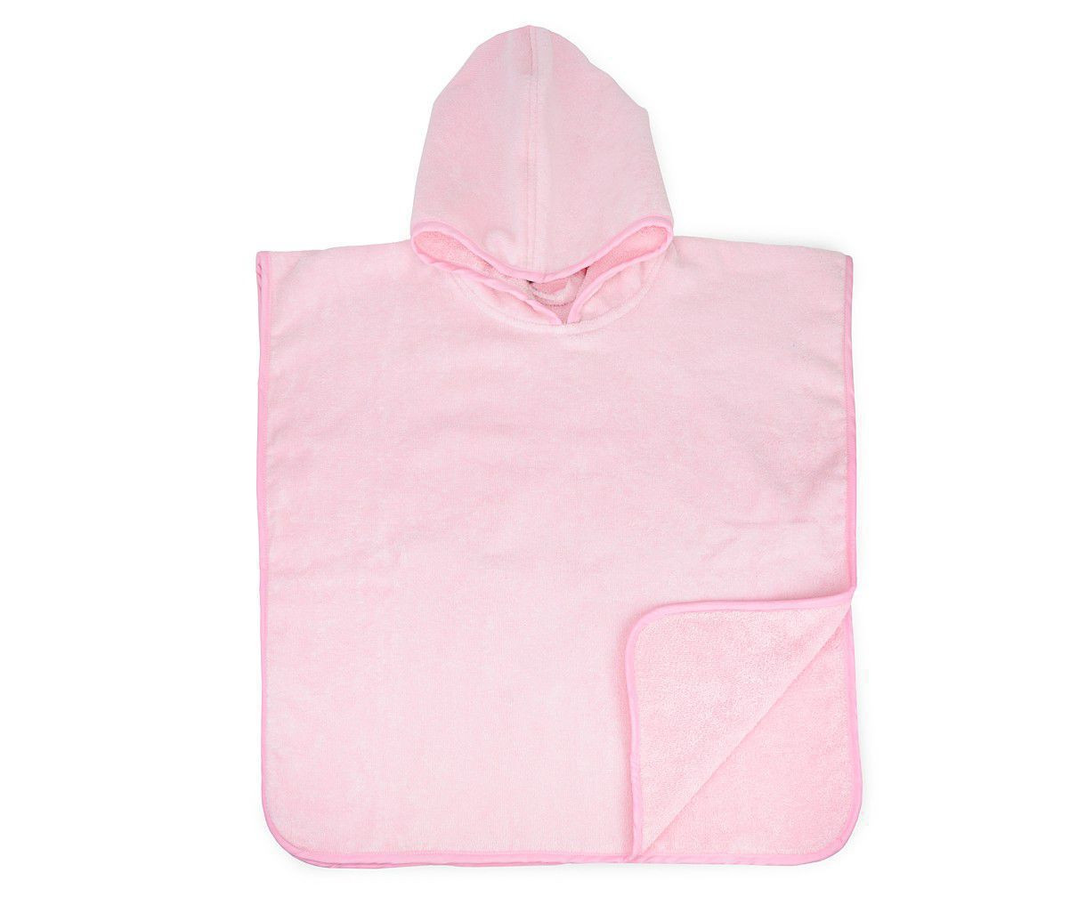 The One Baby Poncho met Capuchon Light Pink