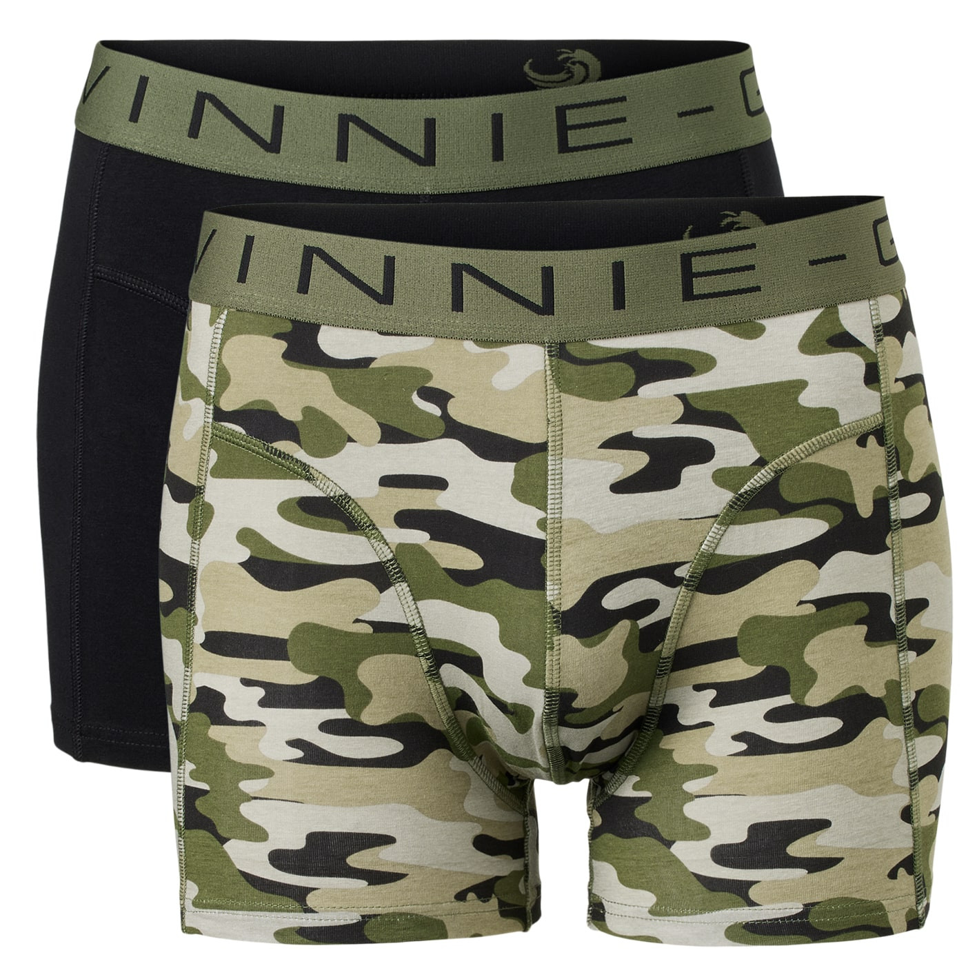 Vinnie-G Boxershorts 2-pack Black / Army Green Combo-M
