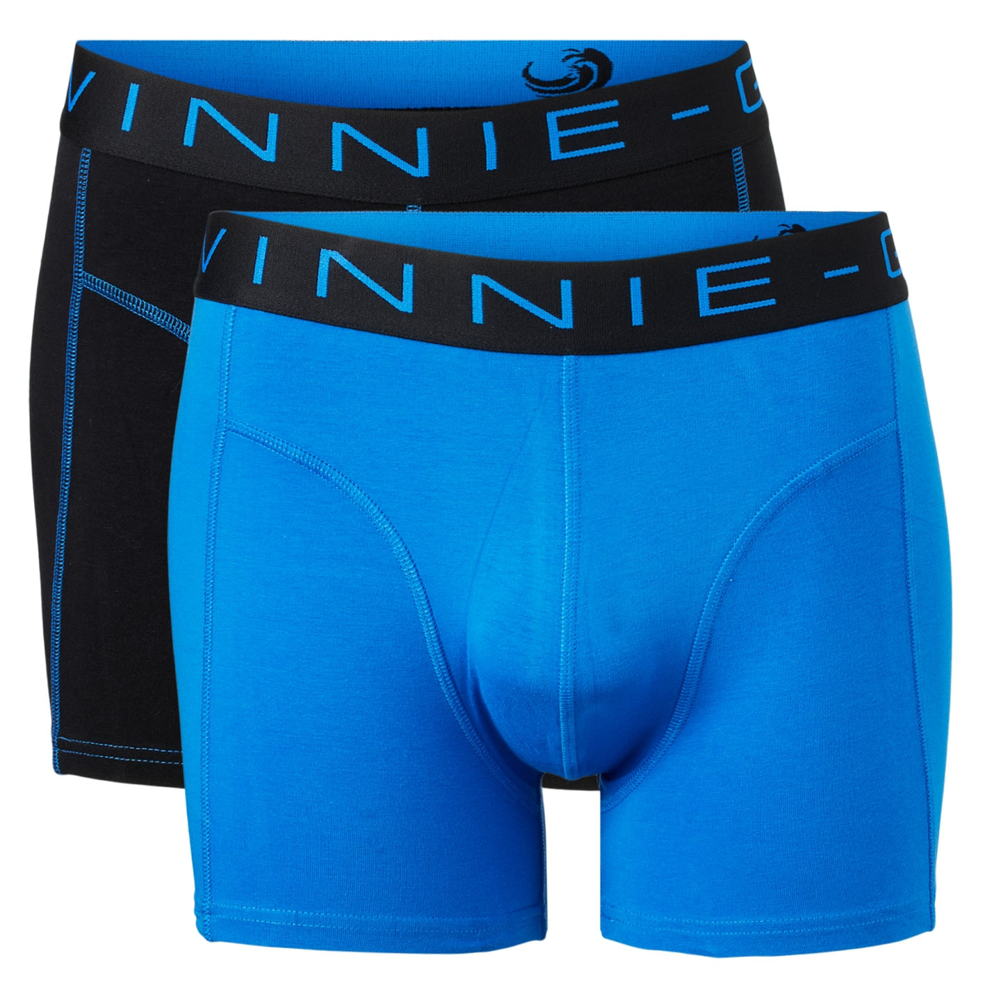 Vinnie-G Boxershorts 2-pack Black Blue / Blue