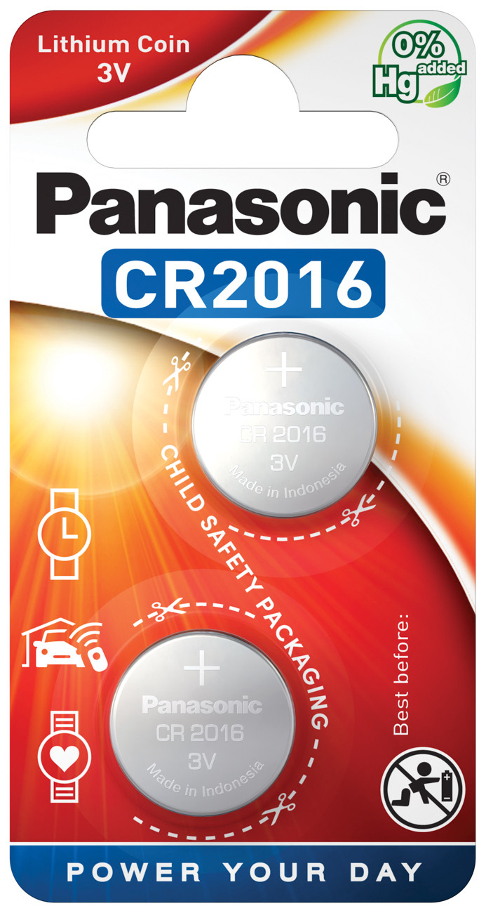 Panasonic CR2016 2x