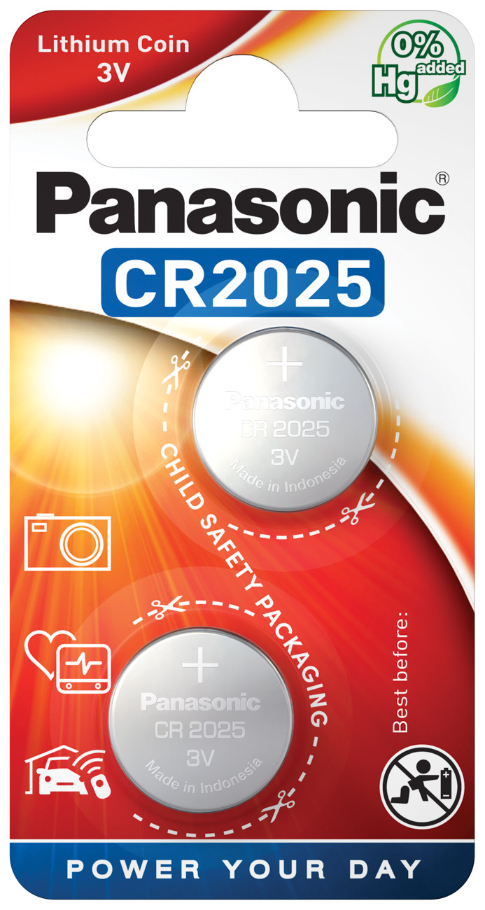 Panasonic CR2025 2x