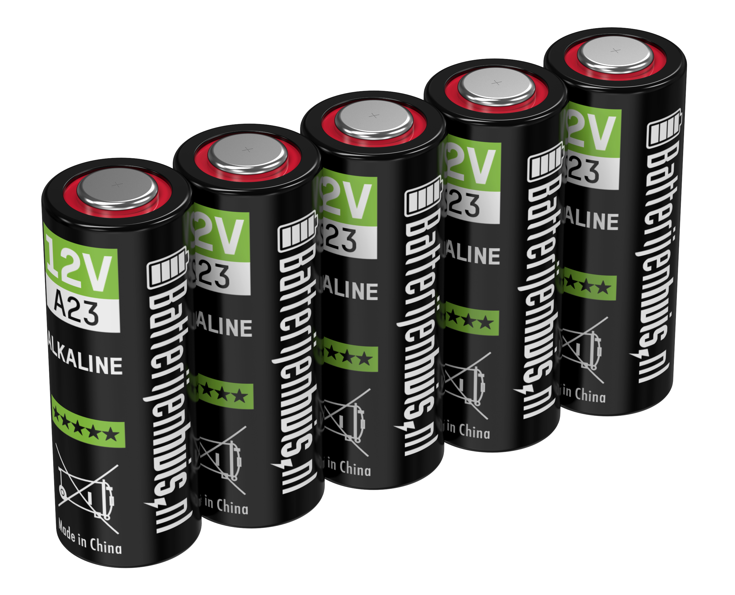 A23 Alkaline Batterijen 5x