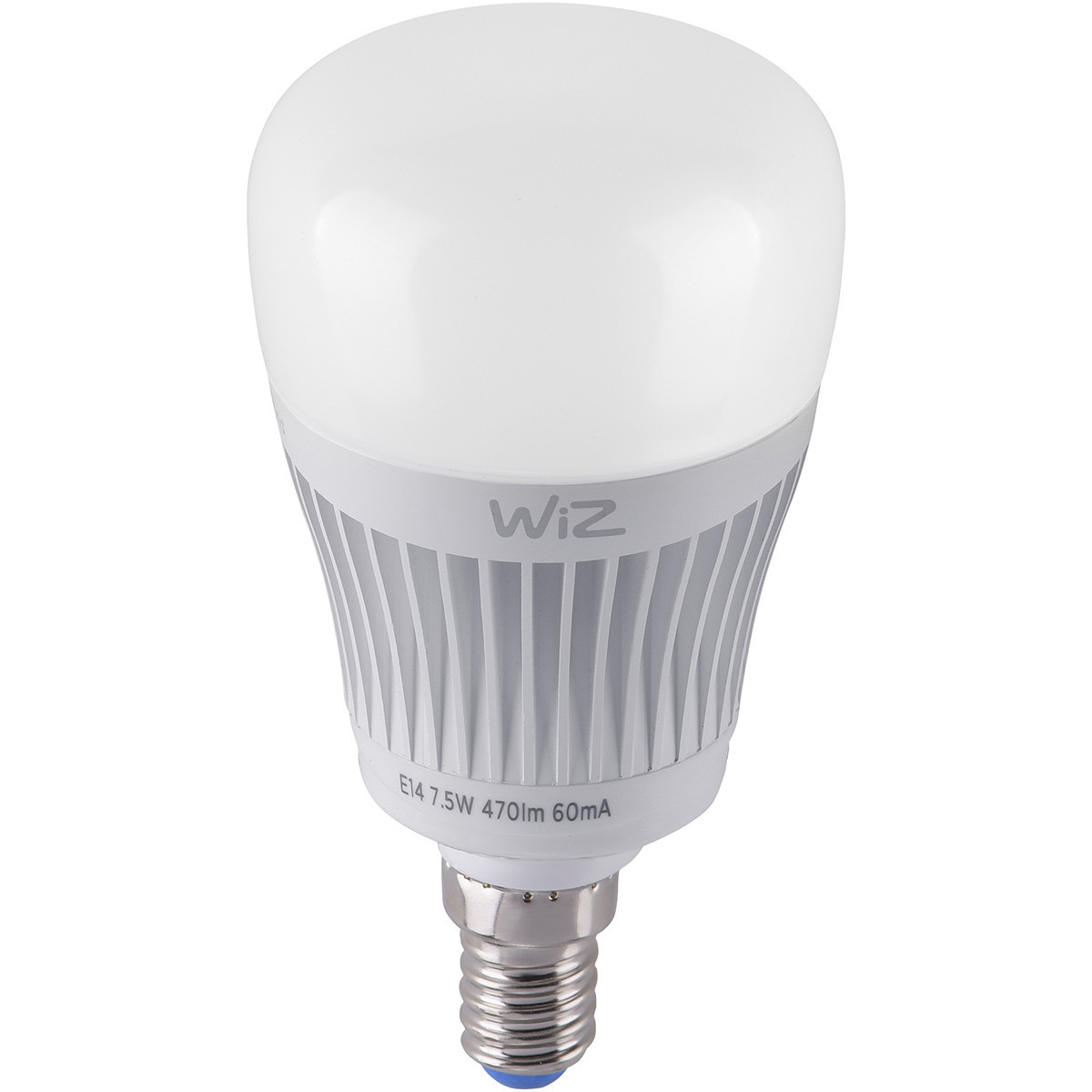 LED Lamp WiZ - Smart LED - Slimme LED - Trion Akusti - E14 Fitting - 7.5W - RGBW - Aanpasbare Kleur - Dimbaar - Mat Wit - Kunststof