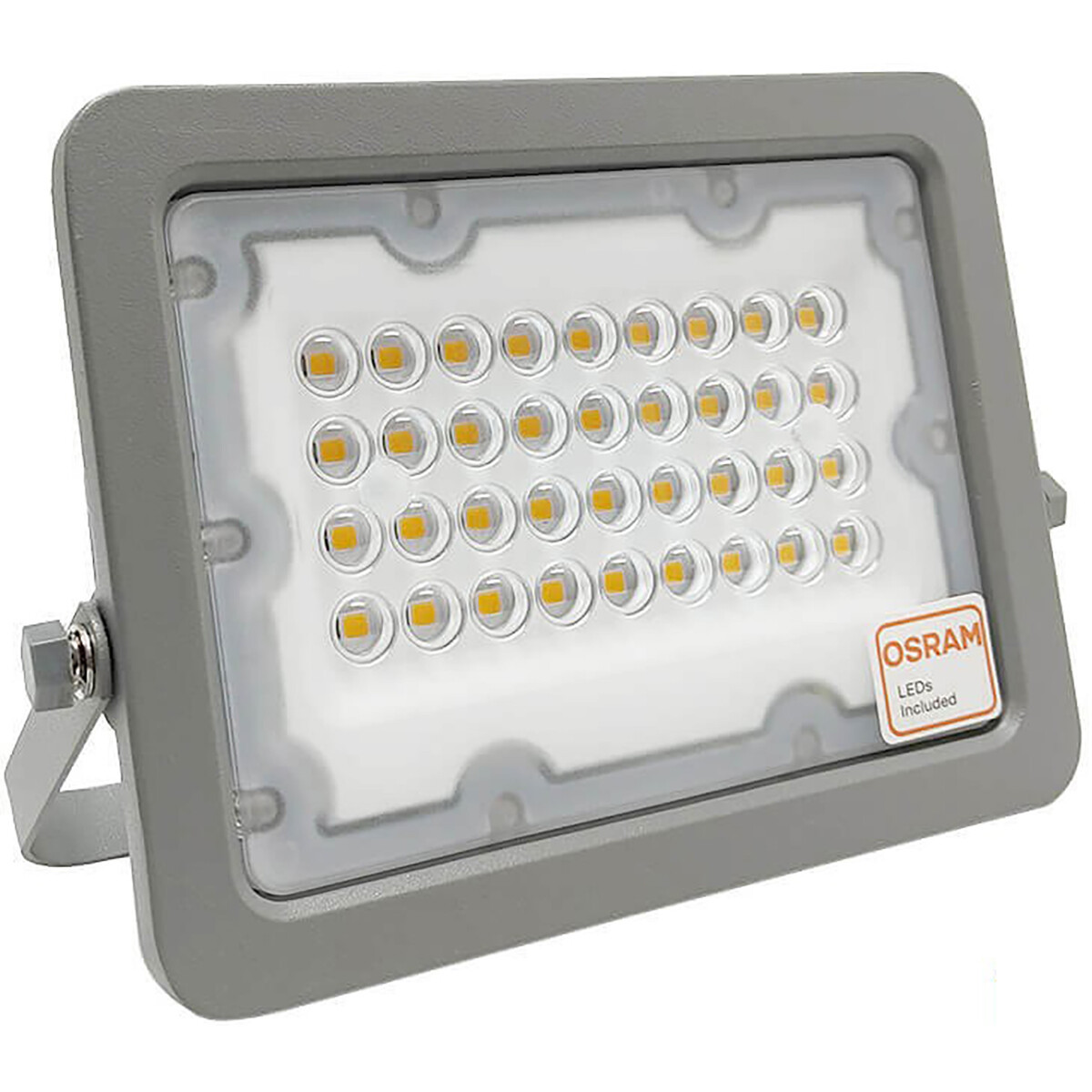 LED Bouwlamp - Facto Dary - 30 Watt - LED Schijnwerper - Helder/Koud Wit 6000K - Waterdicht IP65 - 120LM/W - Flikkervrij - OSRAM LEDs