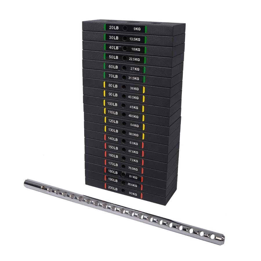 Gewichtsblokken - Powertec Weight Stack set 190 lbs