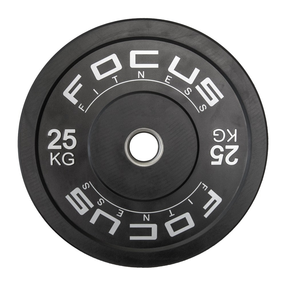 Olympische halterschijf 50 mm - Focus Fitness Bumper plate - 25 kg - Z