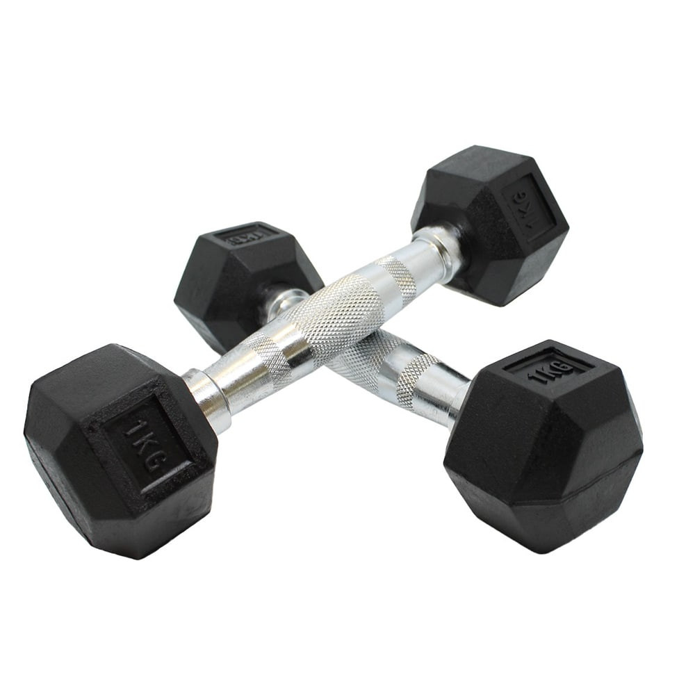 Hexa Dumbbells - Focus Fitness - 2 x 1 kg
