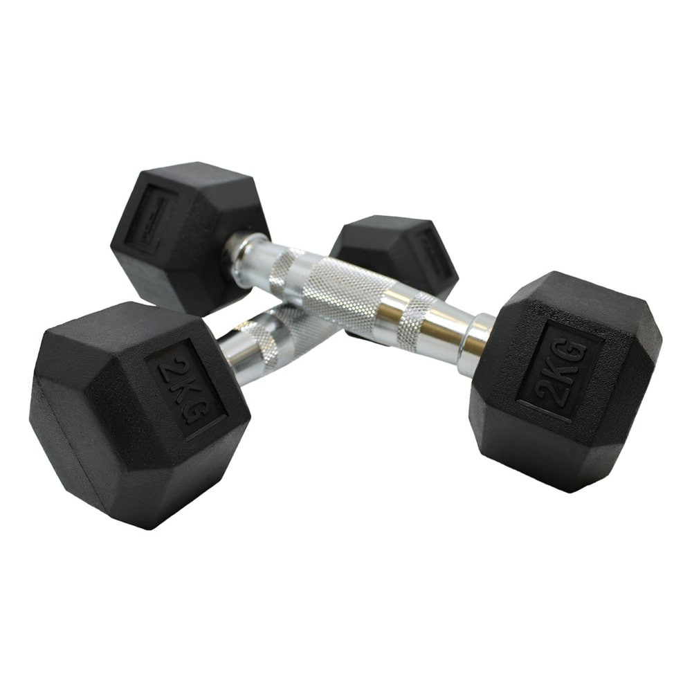 Hexa Dumbbells - Focus Fitness - 2 x 2 kg