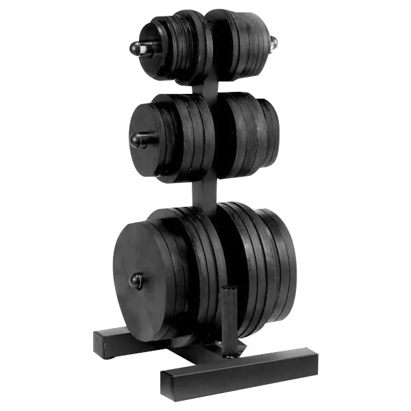 Opbergsysteem - Body-Solid Olympic Plate Tree & Bar Holder - 50 mm