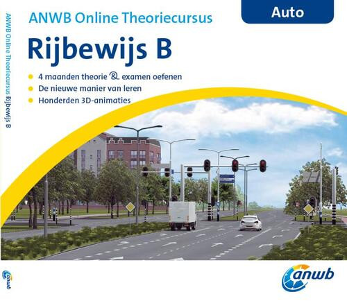 ANWB Online Theoriecursus Rijbewijs B - Auto -   (ISBN: 9789018038410)