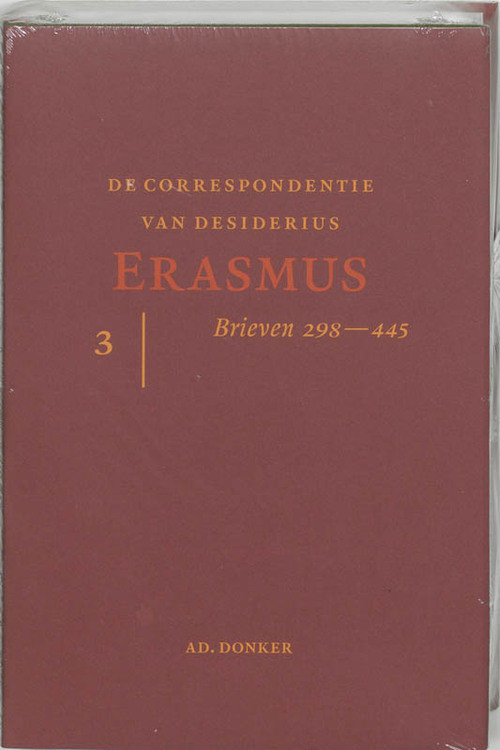 De correspondentie van Erasmus 3 -  D. Erasmus (ISBN: 9789061005827)