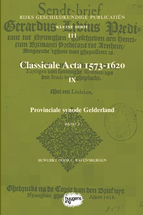 Classicale Acta 1573-1620 IX -   (ISBN: 9789088906671)