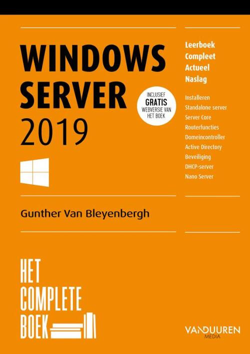 Het complete boek Windows Server 2019 -  Gunther van Bleyenbergh (ISBN: 9789463561129)