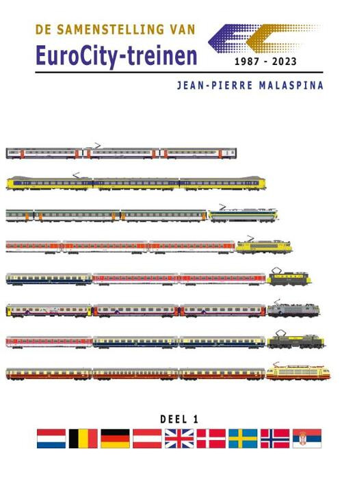De samenstelling van EuroCity-treinen (1987-2023) -  Jean-Pierre Malaspina (ISBN: 9789492040619)