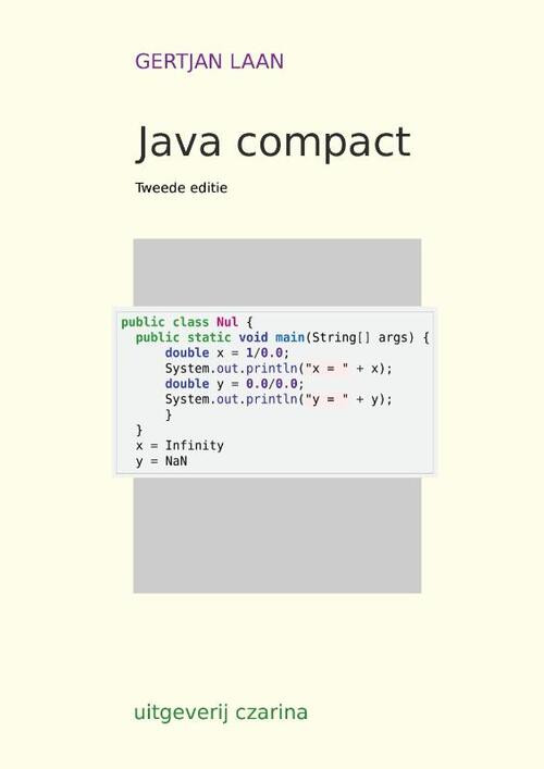 Java compact -  Gertjan Laan (ISBN: 9789492481054)