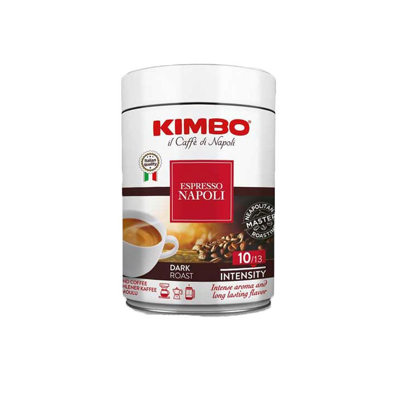 Kimbo Espresso Napoli BLIK (250gram gemalen koffie)