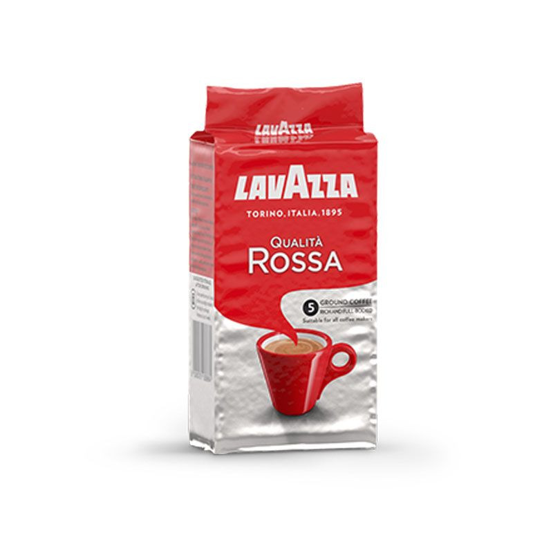 Lavazza koffie qualita rossa (250gr gemalen koffie)