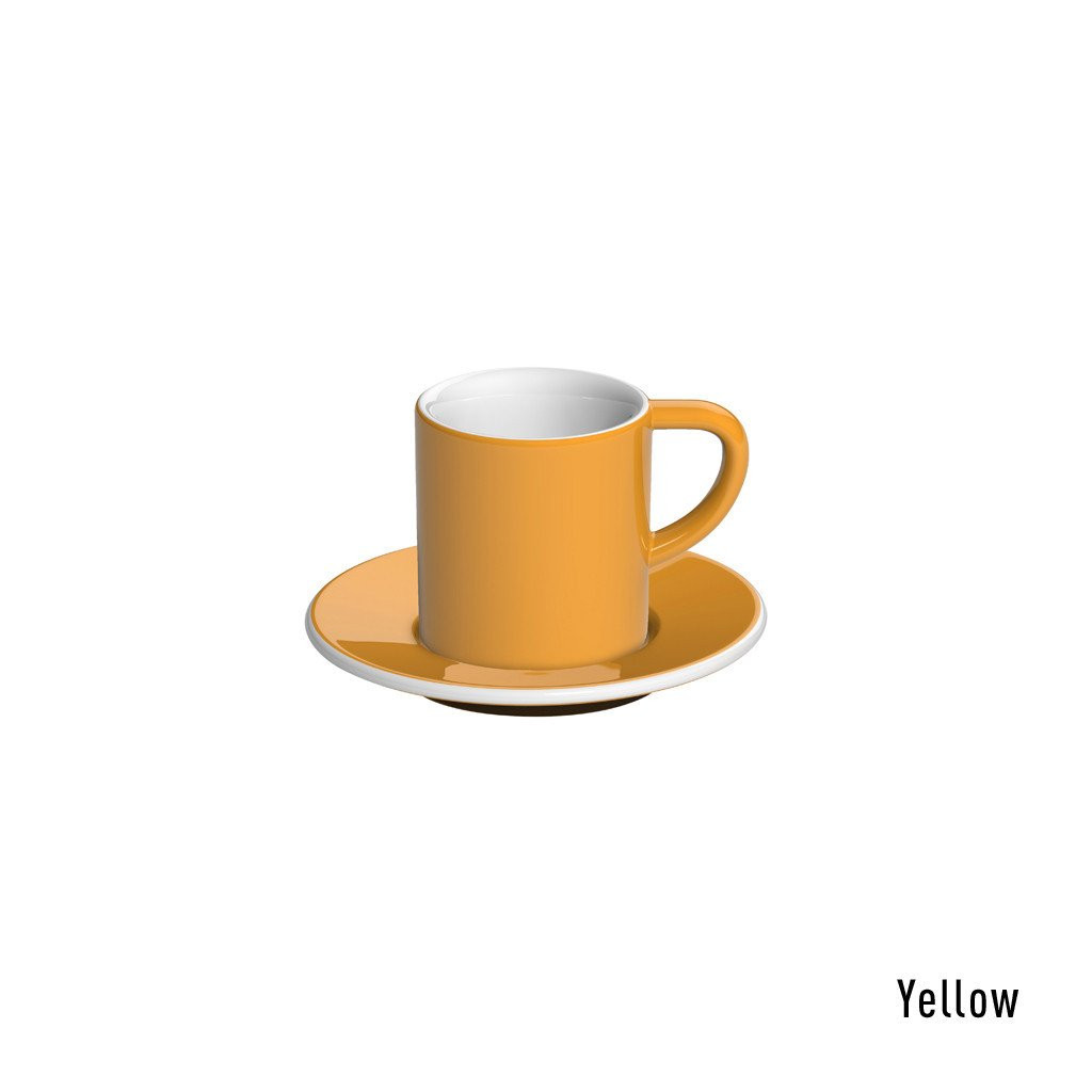 Loveramics bond espresso tas ZONDER ondertas (80ml) geel