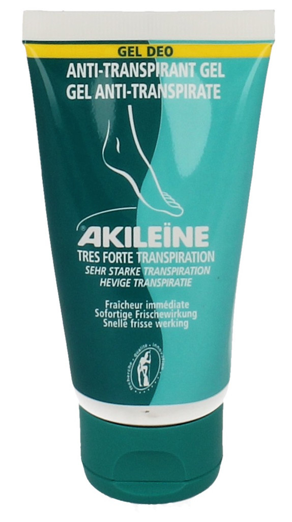 Akileine Anti-Transpirant Gel Voeten Hevige Transpiratie