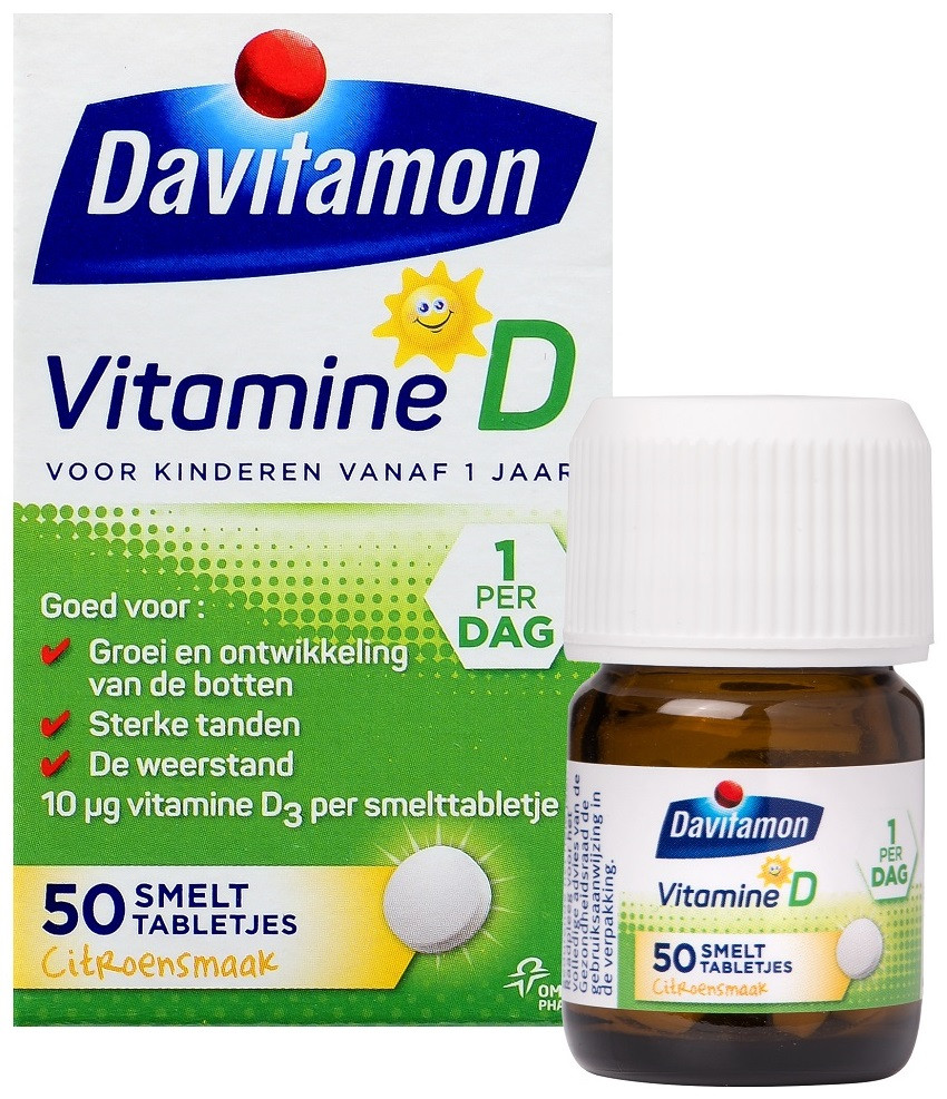 Davitamon Vitamine D Kind Smelttabletten