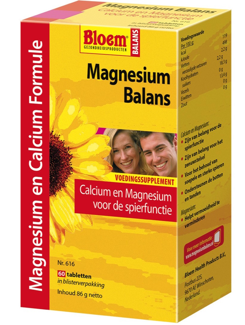 Bloem Magnesium Balans Tabletten 60st