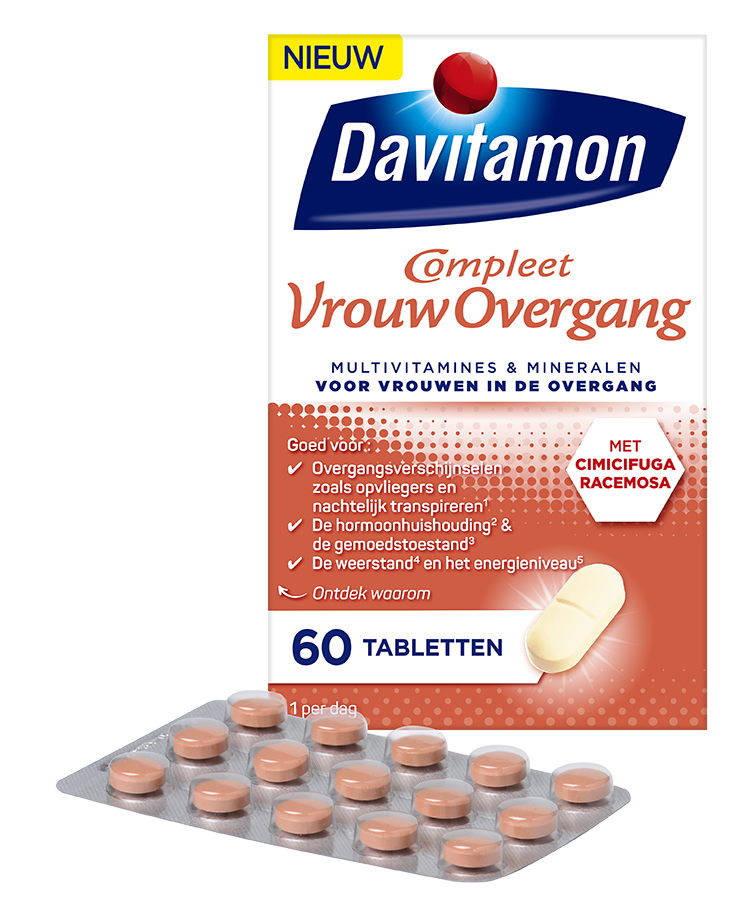Davitamon Compleet Vrouw Overgang Tabletten