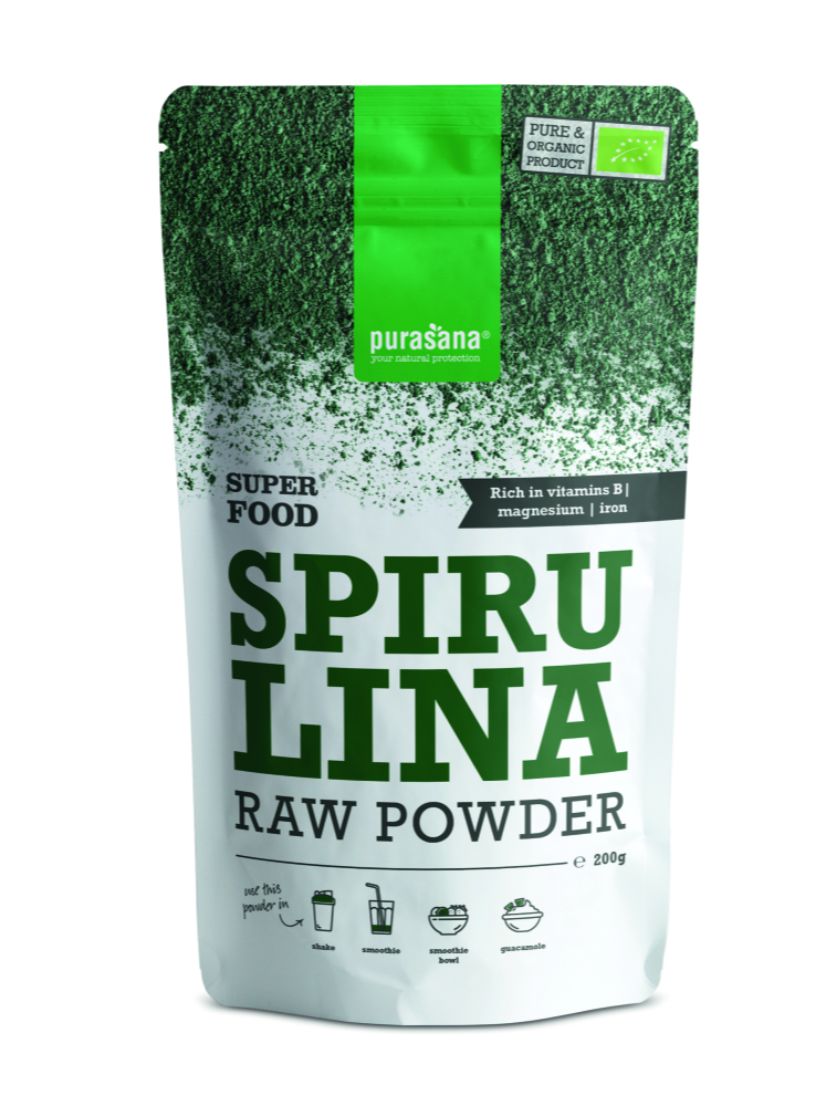 Purasana Vegan Spirulina Raw Powder