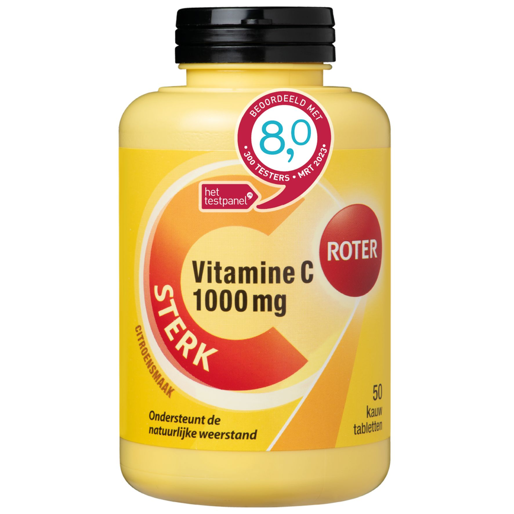 Roter Vitamine C Sterk 1000 mg Citroen Kauwtabletten