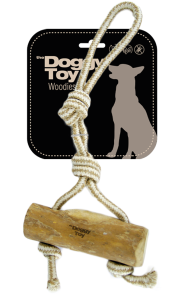 PetJoy - Doggy Toy Woodie Speeltouw met handvat