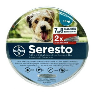 Seresto - Vlooien / tekenband hond < 8kg