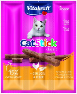 Vitakraft - Catstick mini - Gevogelte & Lever