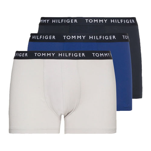 Tommy Hilfiger boxershorts 3-pack blauw-grijs