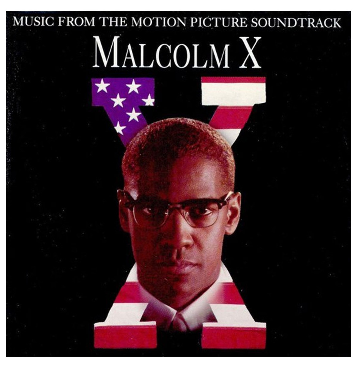 Original Motion Soundtrack LP - Malcolm X - Doorzichtig Rood Gekleurd Vinyl - Beperkte Oplage