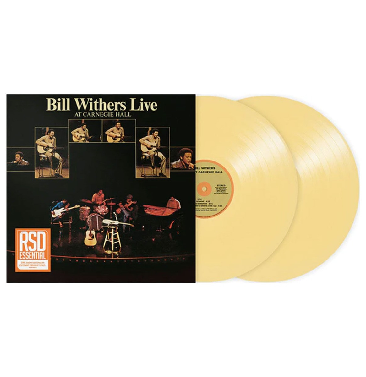 Bill Withers - Live At Carnegie Hall 2-LP - Beperkte Oplage - Geel Custard Gekleurd Vinyl - Record Store Day 2023