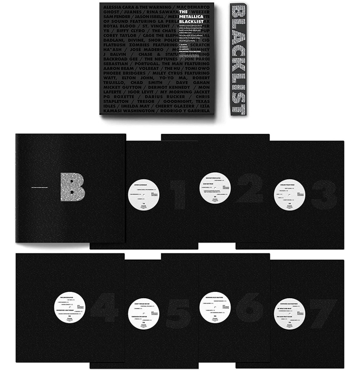 Various Artists - The Metallica Blacklist 7LP Box