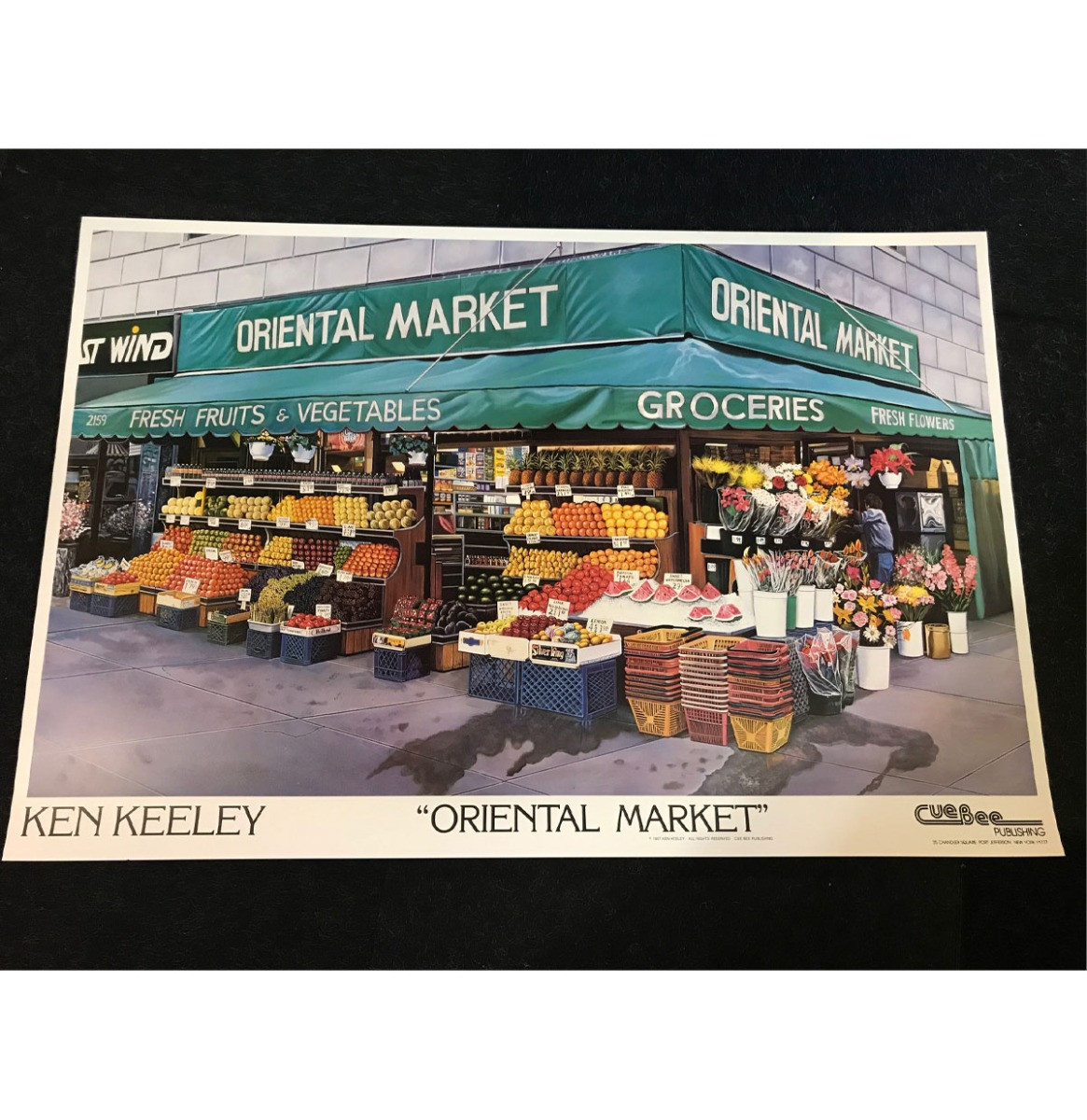Ken Keeley "Oriental Market" Poster - 1987 - 60 x 80 cm