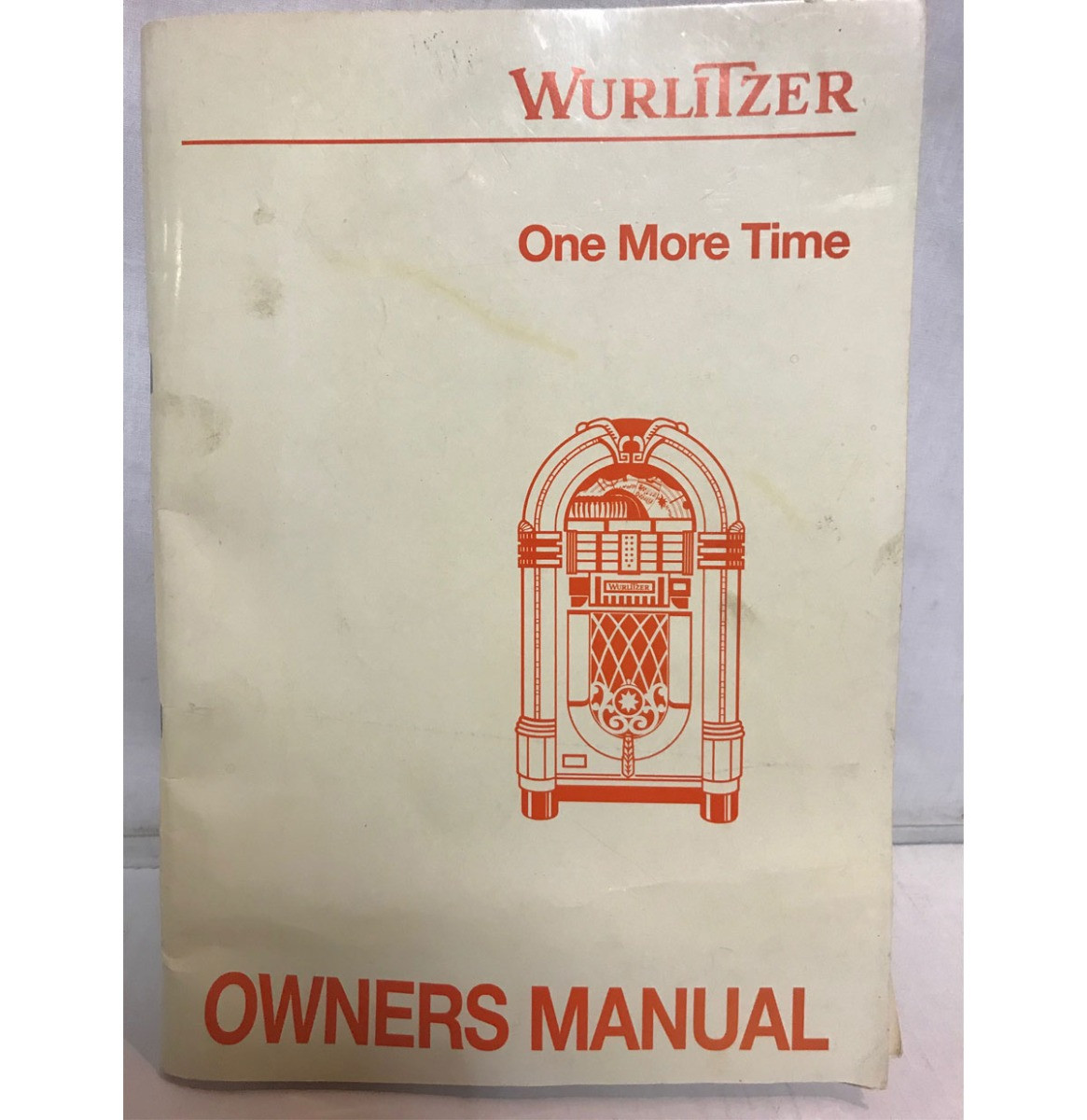 Wurlitzer One More Time I-84 Vinyl Jukebox Manual