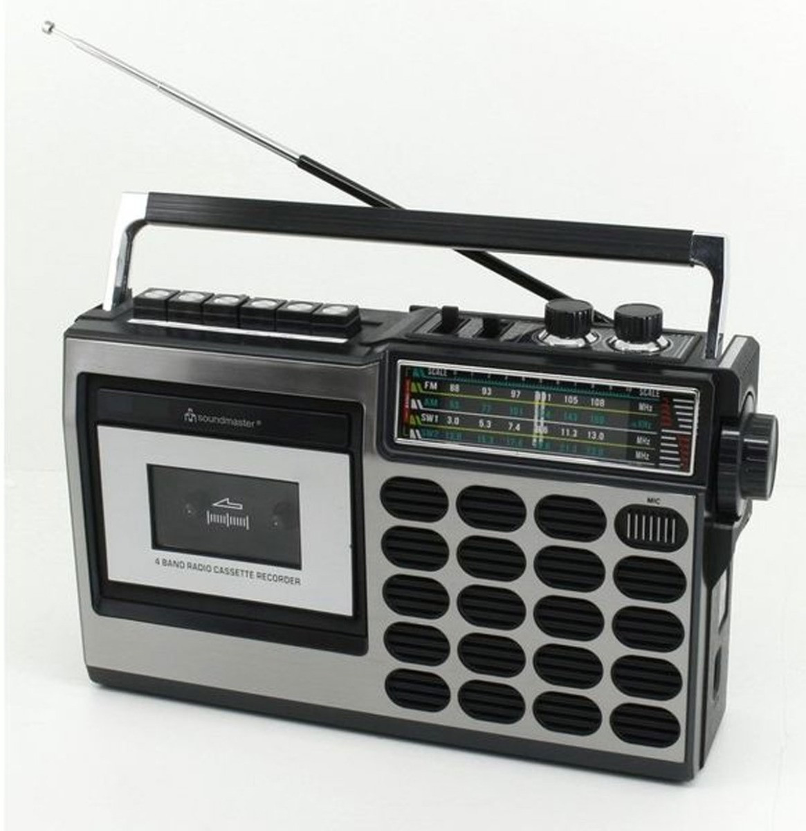 Soundmaster RR18SW Radio Cassette Recorder - Met Bluetooth