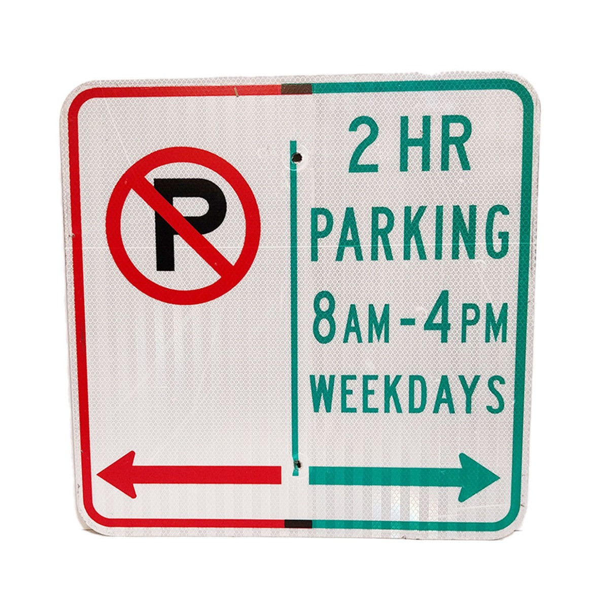 2HR Parking Weekdays Verkeersbord - Origineel - 45 x 45 cm